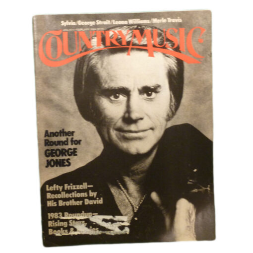 Country Music Magazine GEORGE JONES Jan Feb 1984 GEORGE STRAIT LEONA WILLIAMS