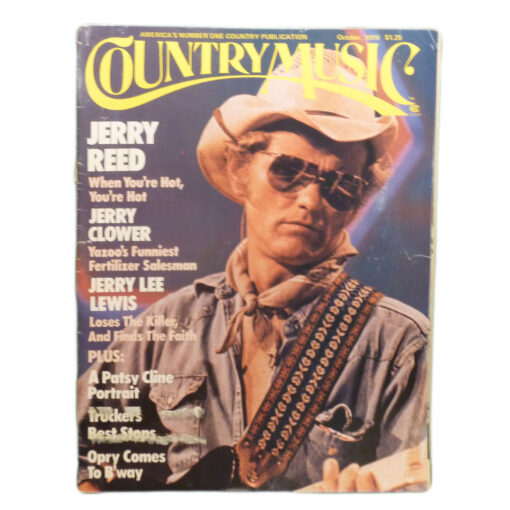 Country Music Magazine JERRY REED Oct 1979 JERRY CLOWER JERRY LEE LEWIS etc