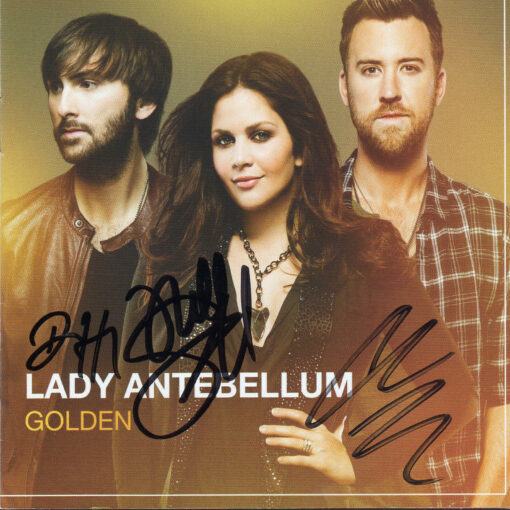 LADY ANTEBELLUM Golden CD Autographed Signed