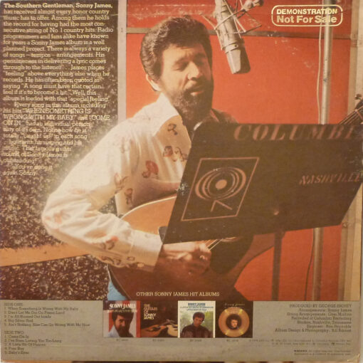 SONNY JAMES Sings LP Autographed Signed