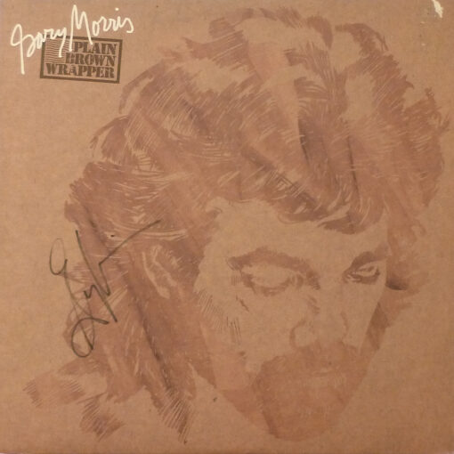 GARY MORRIS Plain Brown Wrapper LP Autographed Signed