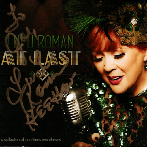 LULU ROMAN At Last CD Autographed Signed