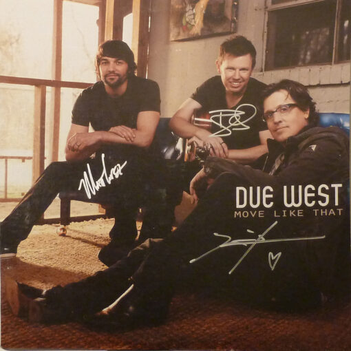DUE WEST Move Like That LP Autographed Signed
