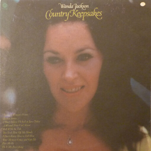 WANDA JACKSON Country Keepsakes LP Autographed Signed