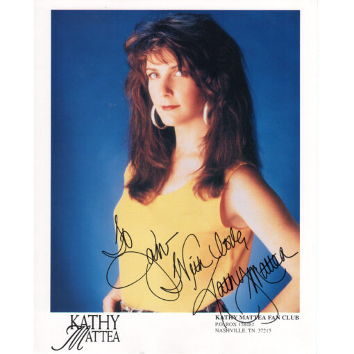 Kathy Mattea Autographed Photo