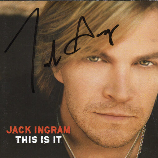 JACK INGRAM This Is It CD Autographed Signed
