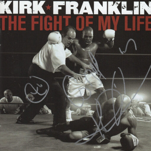KIRK FRANKLIN The Fight Of My Life CD Autographed Signed