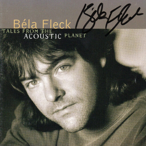 BELA FLECK Tales From The Acoustic Planet CD Autographed Signed