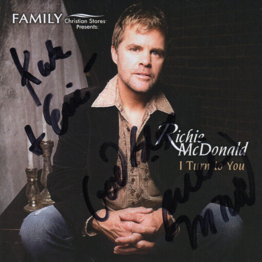 RICHIE McDONALD I Turn To You CD Autographed Signed