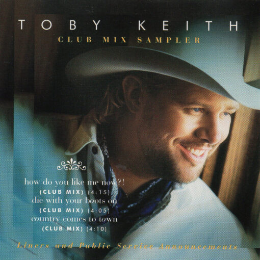 TOBY KEITH Club Mix Sampler CD