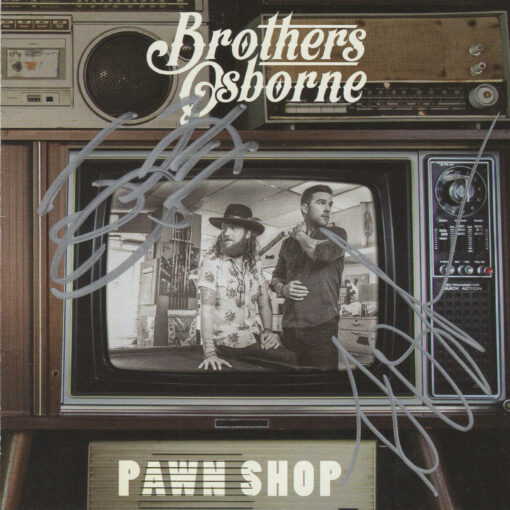 BROTHERS OSBORNE Pawn Shop CD Autographed Signed