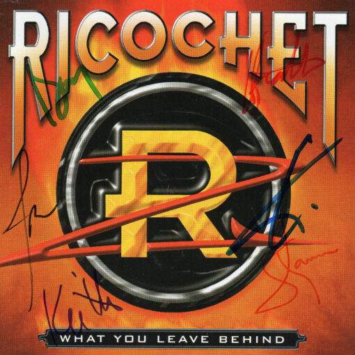 RICOCHET What You Leave Behind CD Autographed Signed