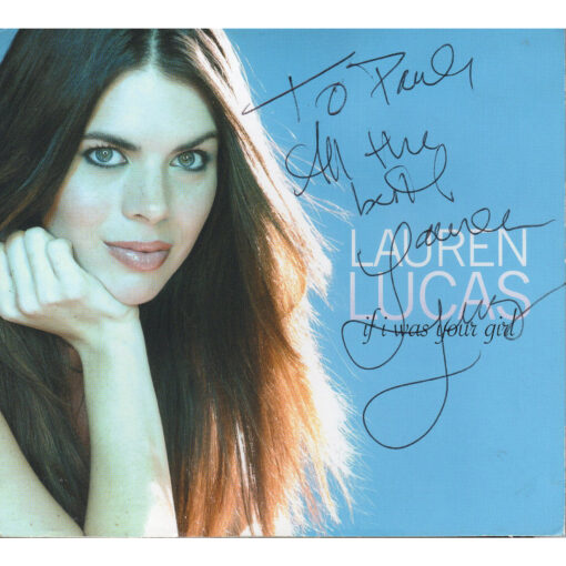 LAUREN LUCAS If I Was Your Girl EP Autographed Signed