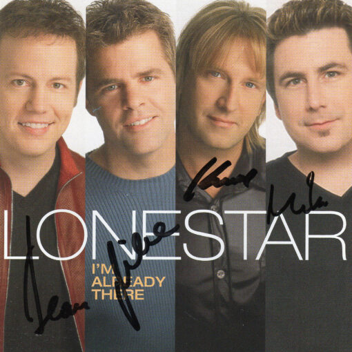 LONESTAR I'm Already There CD Autographed Signed