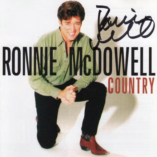 RONNIE McDOWELL Country CD Autographed Signed