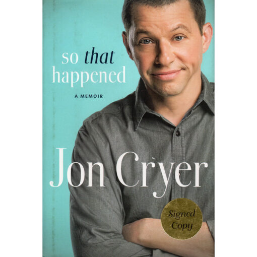JON CRYER So That Happened Book Autographed Signed