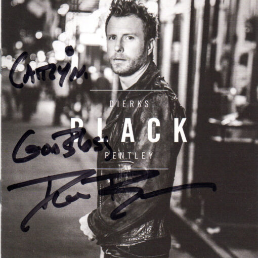 DIERKS BENTLEY Black CD Autographed Signed