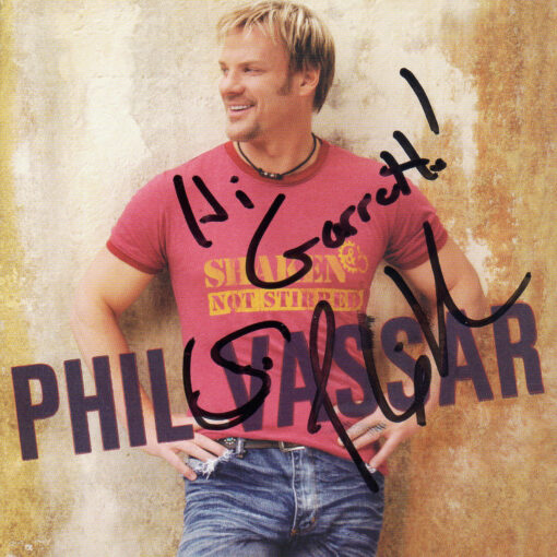 PHIL VASSAR Shaken Not Stirred Cd Signed Autographed