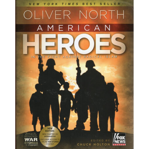 OLIVER NORTH American Heroes Book Autographed Signed