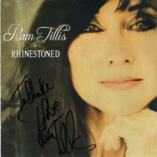 PAM TILLIS Rhinestoned CD Signed Autographed