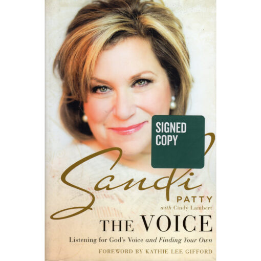 SANDI PATTY The Voice Book Autographed Signed