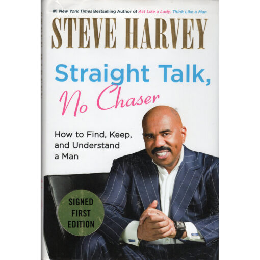 STEVE HARVEY Straight Talk No Chaser Book Autographed Signed