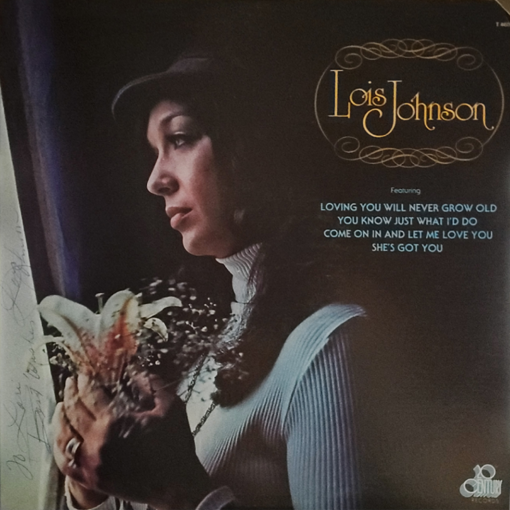 LOIS JOHNSON Self-titled LP Autographed Signed