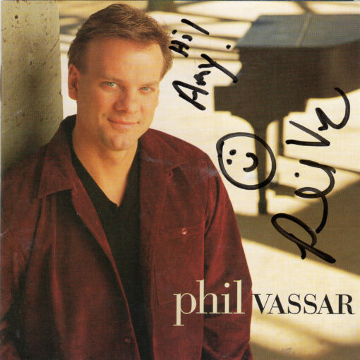 PHIL VASSAR Self Titled CD Autographed Signed