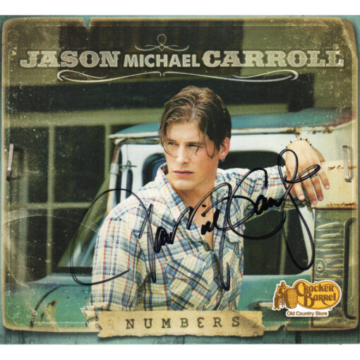 JASON MICHAEL CARROLL Numbers Digi-pak CD Autographed Signed