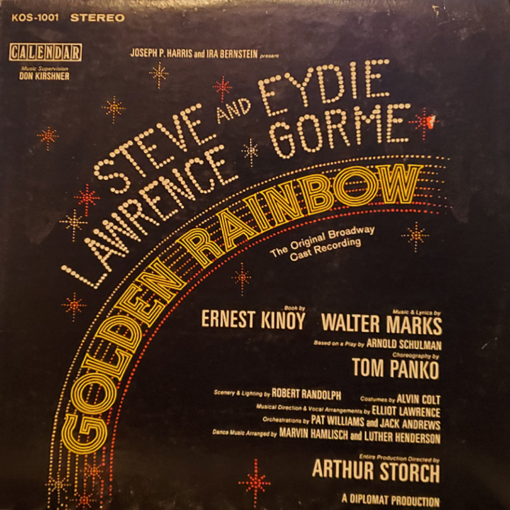 STEVE LAWRENCE & EYDIE GORME Golden Rainbow LP Autographed Signed