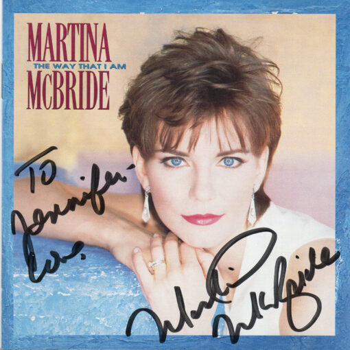 MARTINA MCBRIDE The Way That I Am CD Autographed Signed