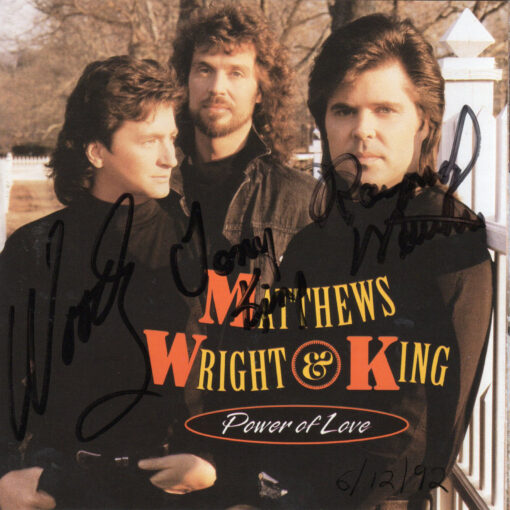 MATTHEWS WRIGHT & KING Power Of Love CD Autographed Signed
