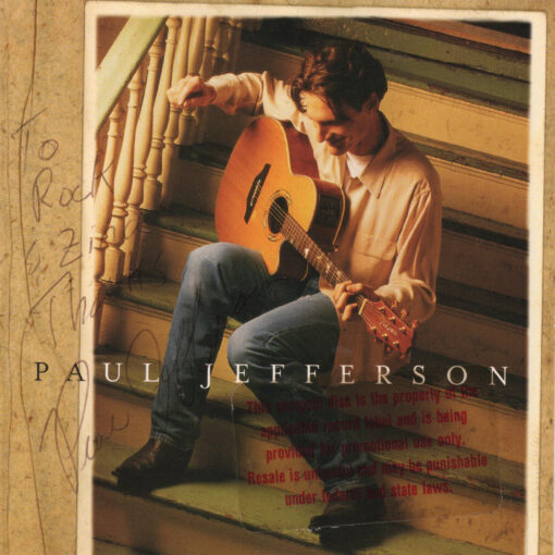 PAUL JEFFERSON Self Titled CD Autographed Signed