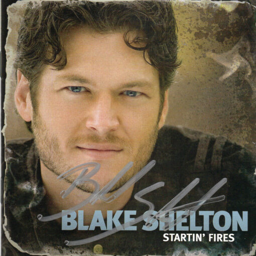BLAKE SHELTON Startin' Fires CD Autographed