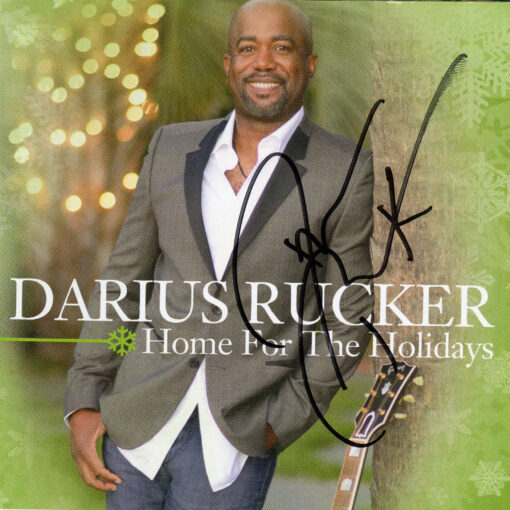 DARIUS RUCKER Home For The Holidays CD Autographed Signed