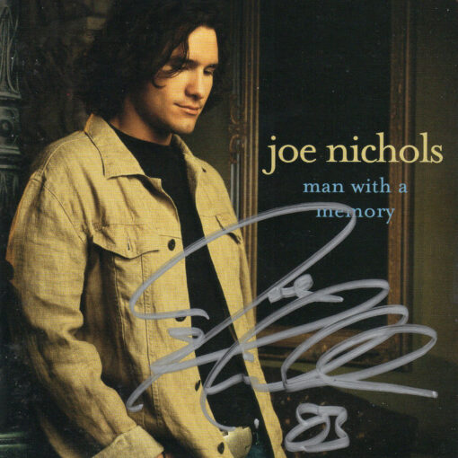 JOE NICHOLS Man With A Memory CD Autographed Signed