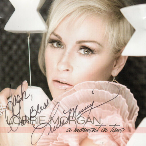 LORRIE MORGAN A Moment In Time CD Autographed Signed