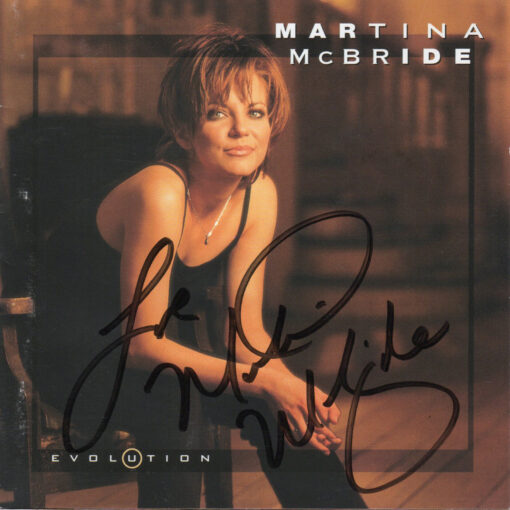 MARTINA MCBRIDE Evolution CD Autographed Signed