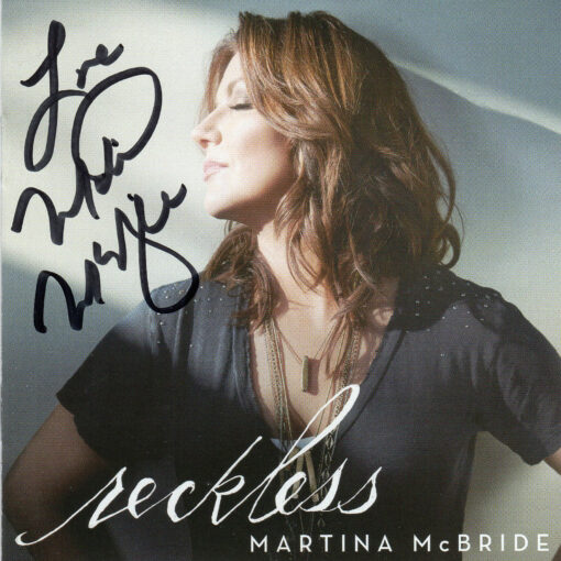 MARTINA MCBRIDE Reckless CD Autographed Signed