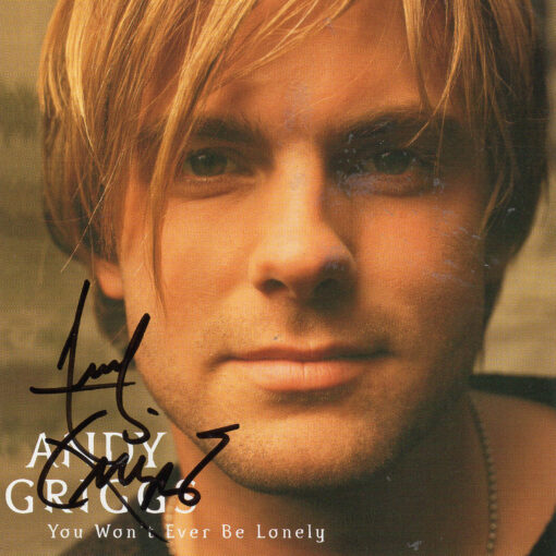 ANDY GRIGGS You Won't Ever Be Lonely CD Autographed