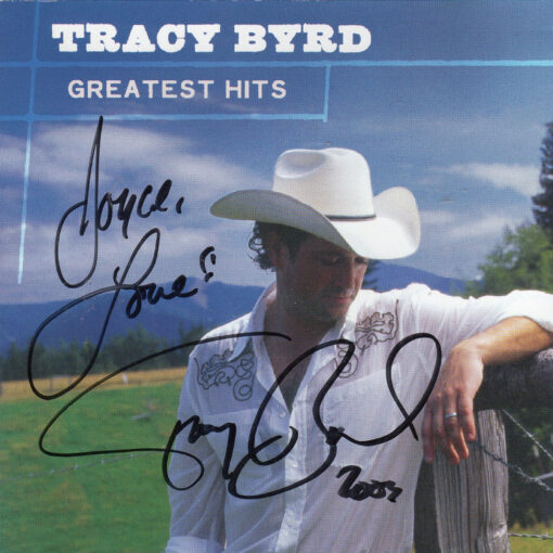 TRACY BYRD Greatest Hits CD Autographed