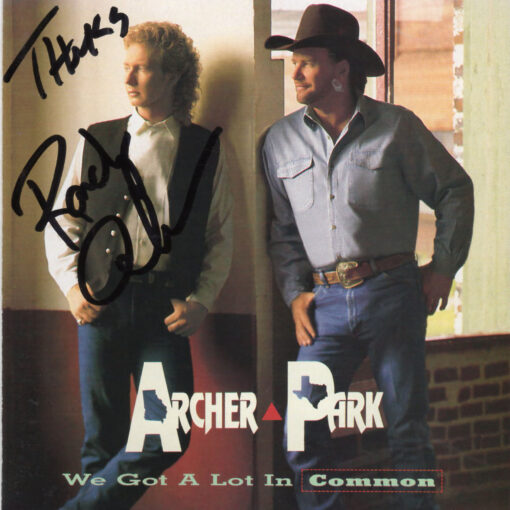 ARCHER PARK We Got A Lot In Common CD Autographed