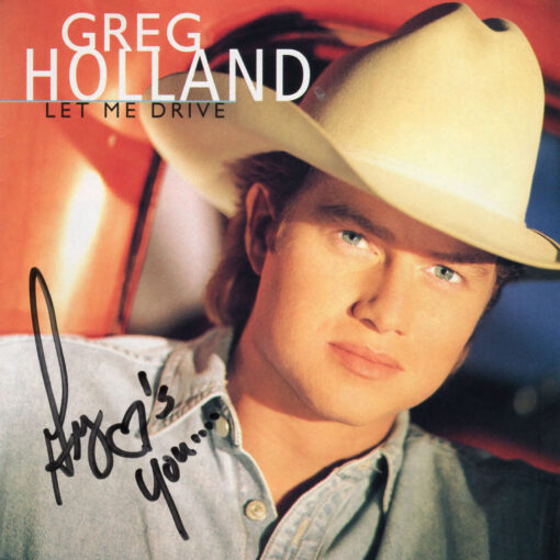 GREG HOLLAND Let Me Drive CD Autographed