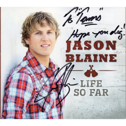 JASON BLAINE Life So Far CD Autographed