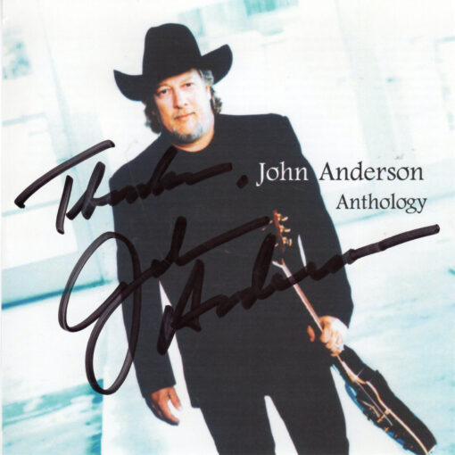 JOHN ANDERSON Anthology CD Autographed