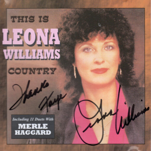 LEONA WILLIAMS This Is Leona Williams Country CD Autographed