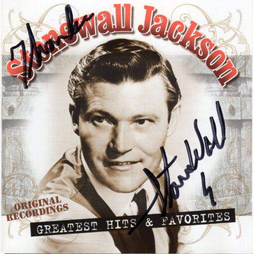 STONEWALL JACKSON Greatest Hits & Favorites CD Original Recordings Autographed