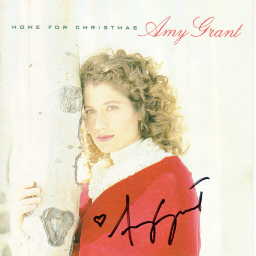 AMY GRANT Home For Christmas CD Autographed