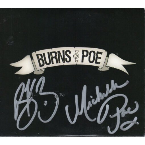 BURNS & POE Self Titled CD Autographed