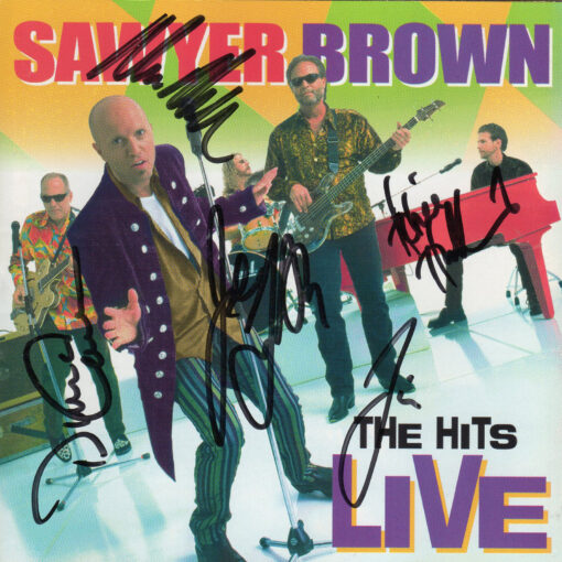 SAWYER BROWN The Hits Live CD Autographed